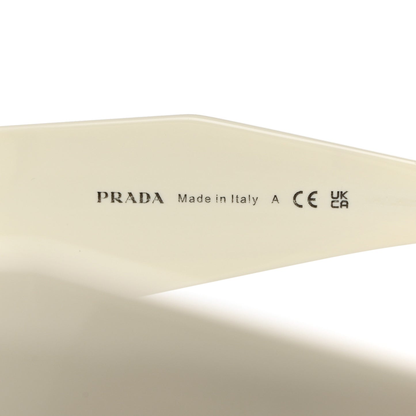 Acetate Symbole Sunglasses SPR 17W White