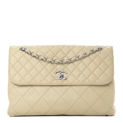 Chanel Calfskin Quilted In the Business Flap Bag Beige Clair 1 of 17
