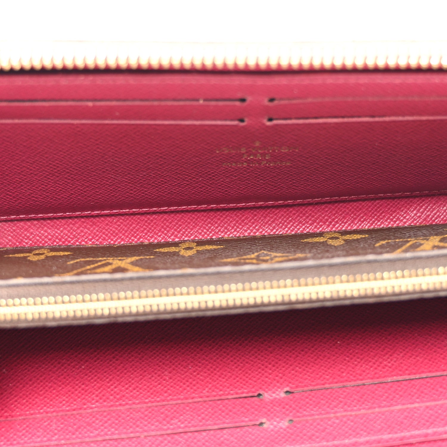 Louis Vuitton Monogram Clemence Wallet Fuchsia 5 of 8