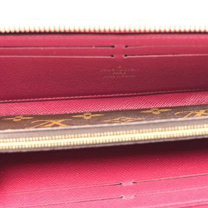 Louis Vuitton Monogram Clemence Wallet Fuchsia 5 of 8