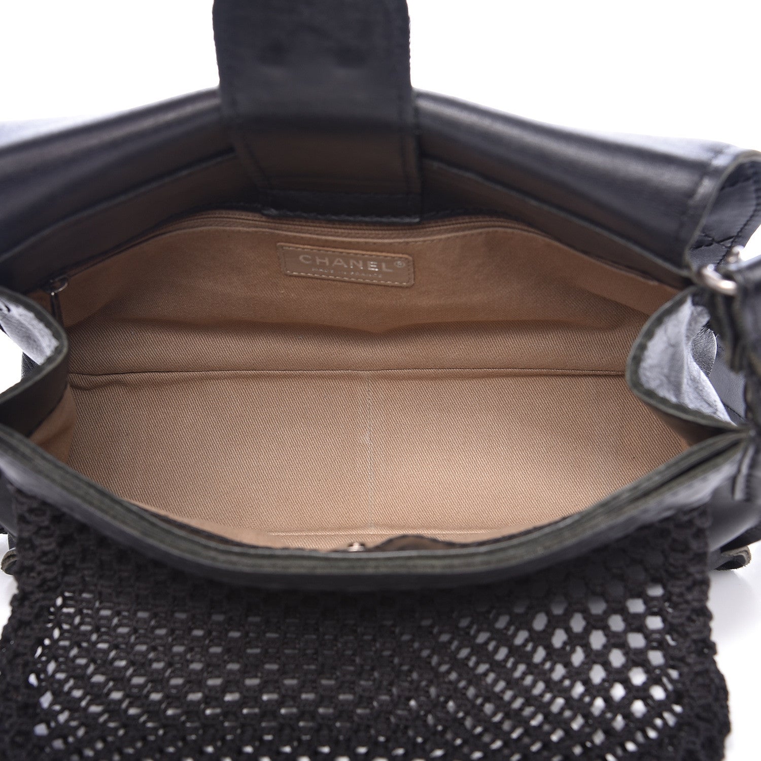 Chanel Calfskin Stitched Small Highlander Messenger Black 5 of 20