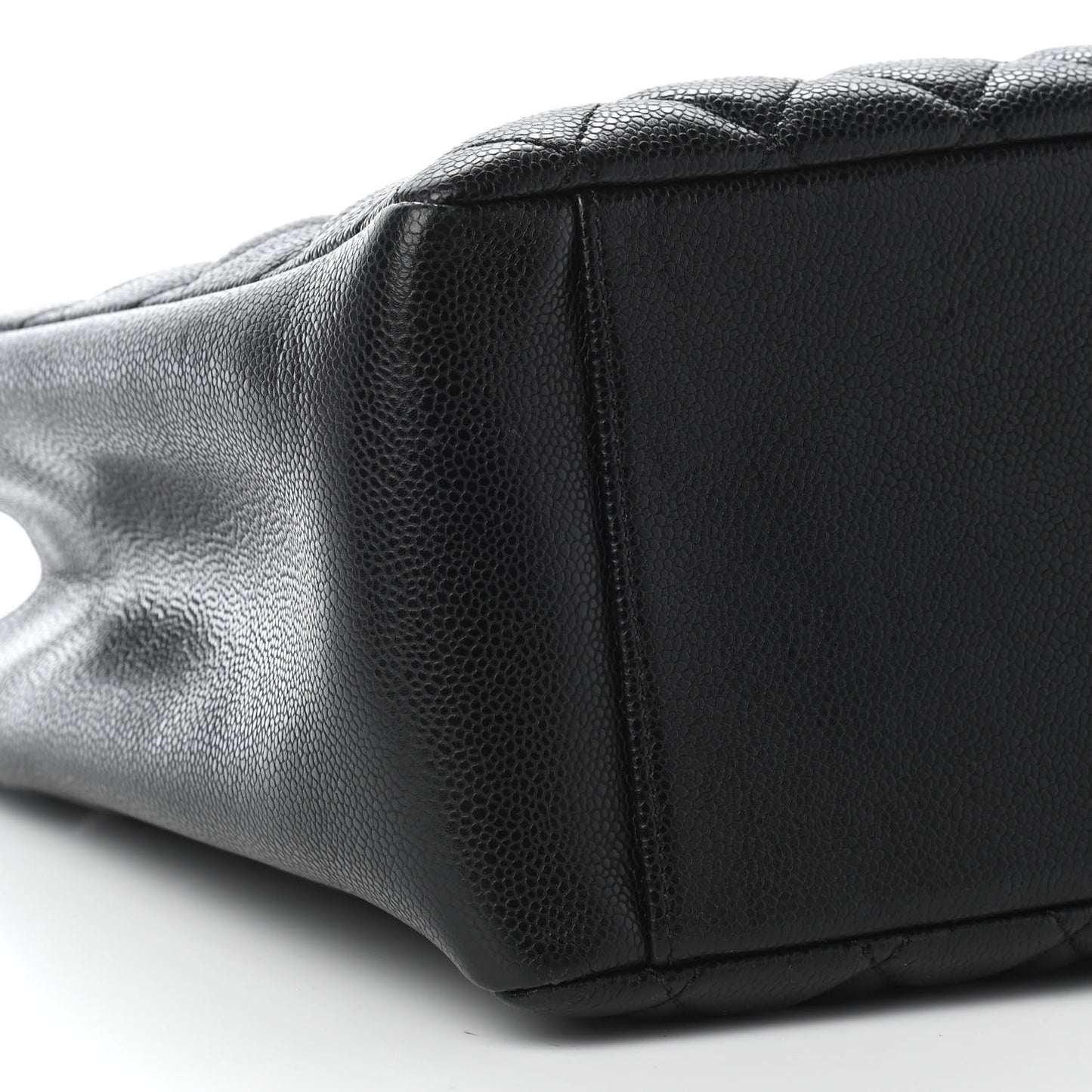 Caviar Quilted Grand Shopping Tote GST Black
