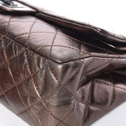 Chanel Metallic Aged Calfskin Quilted 2.55 Reissue 227 Flap Bronze 18 of 23