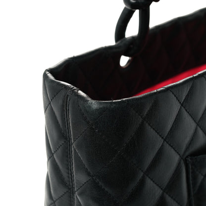 Chanel Calfskin Quilted Large Cambon Tote Black 11 of 11