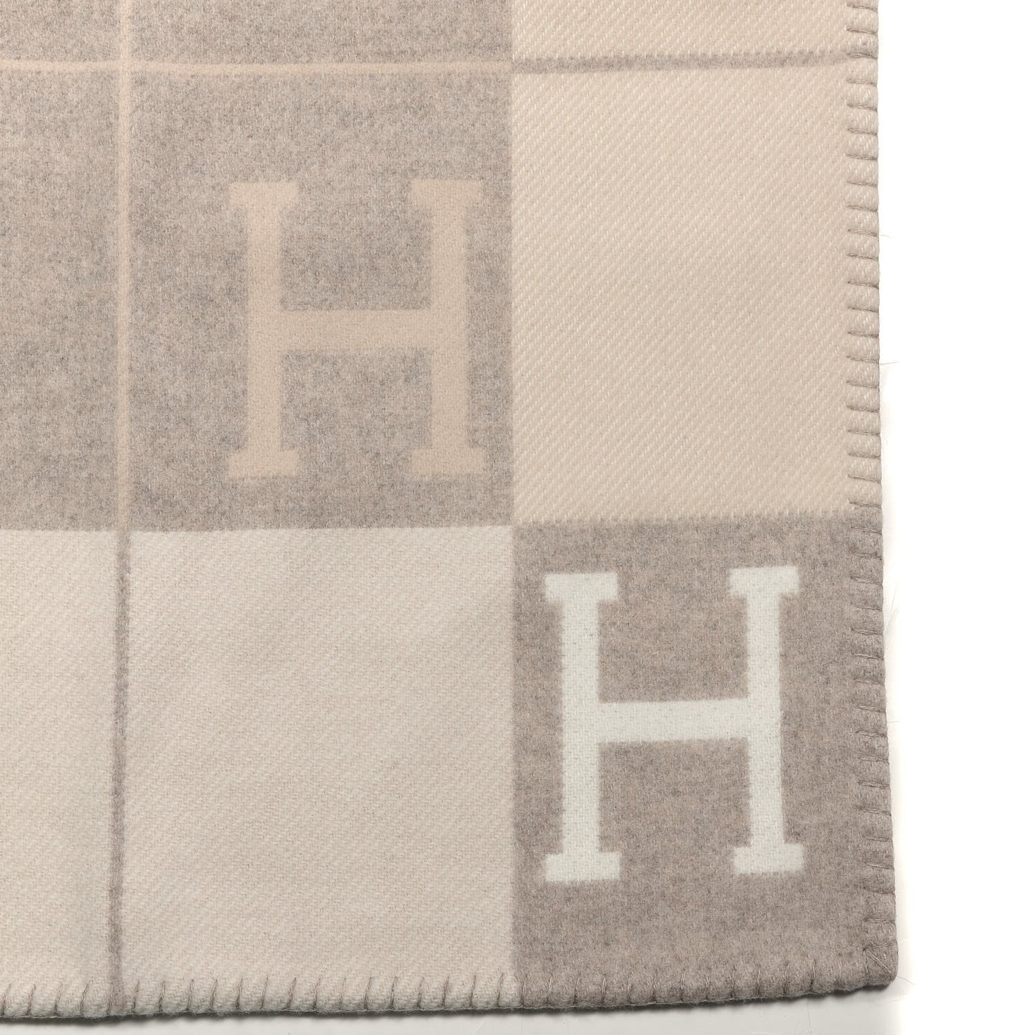 Hermes Wool Cashmere Avalon III Blanket Coco Camomille 3 of 3