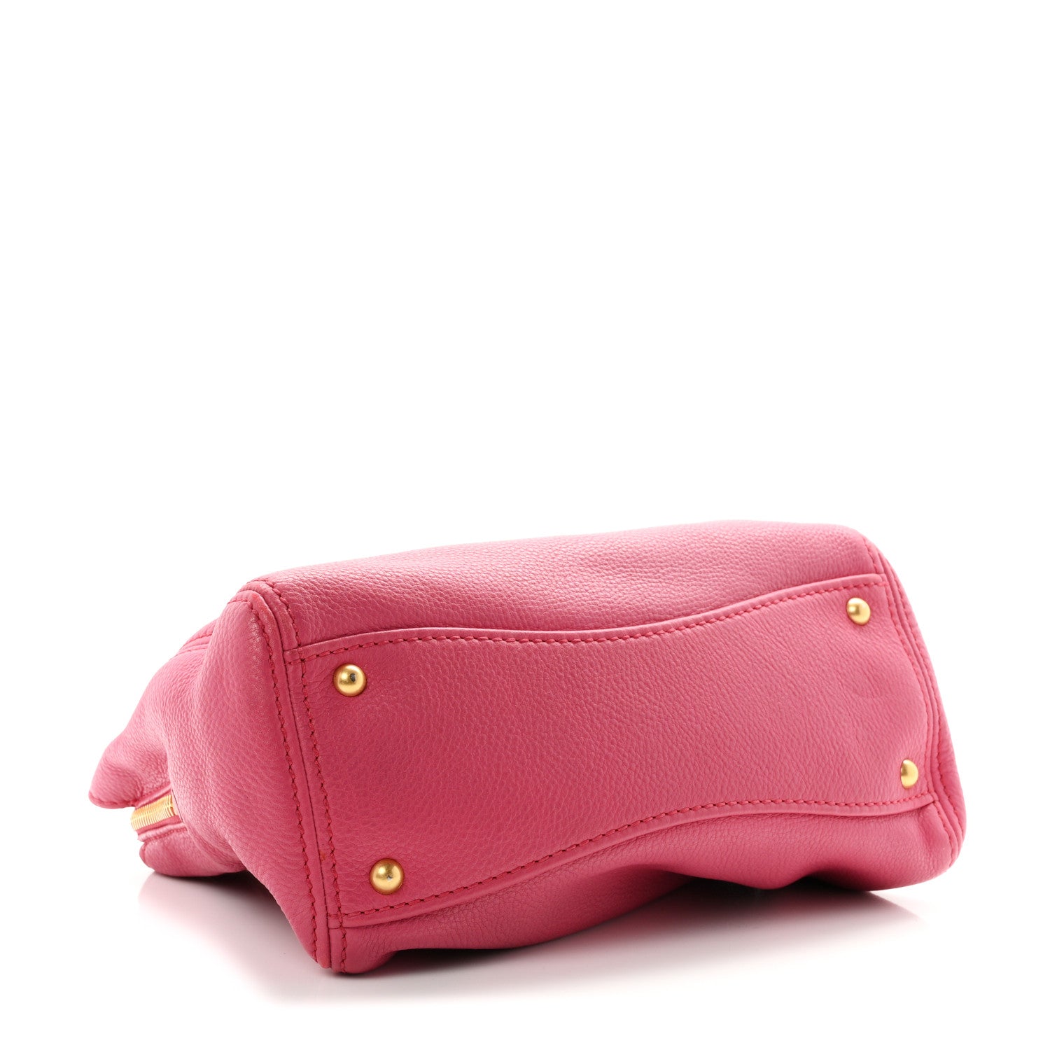 Miu Miu Vitello Daino Caribu Tote Peonia 4 of 10