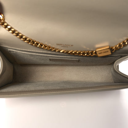 Saint Laurent Smooth Calfskin Medium Classic Monogram Kate Tassel Satchel Nude Powder 5 of 16