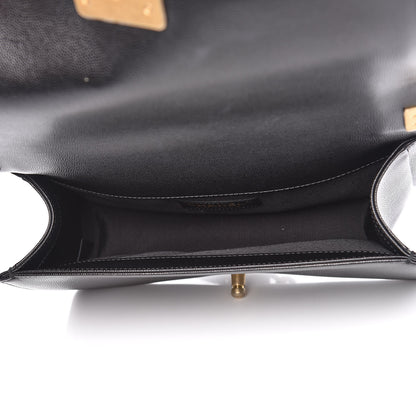 Chanel Caviar Quilted Medium Boy Flap Black 6 of 12
