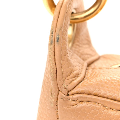 Chanel Caviar Quilted Timeless CC Shoulder Bag Beige 13 of 18