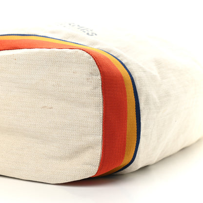 Hermes Cotton Canvas Bucket Tote Bag 9 of 9