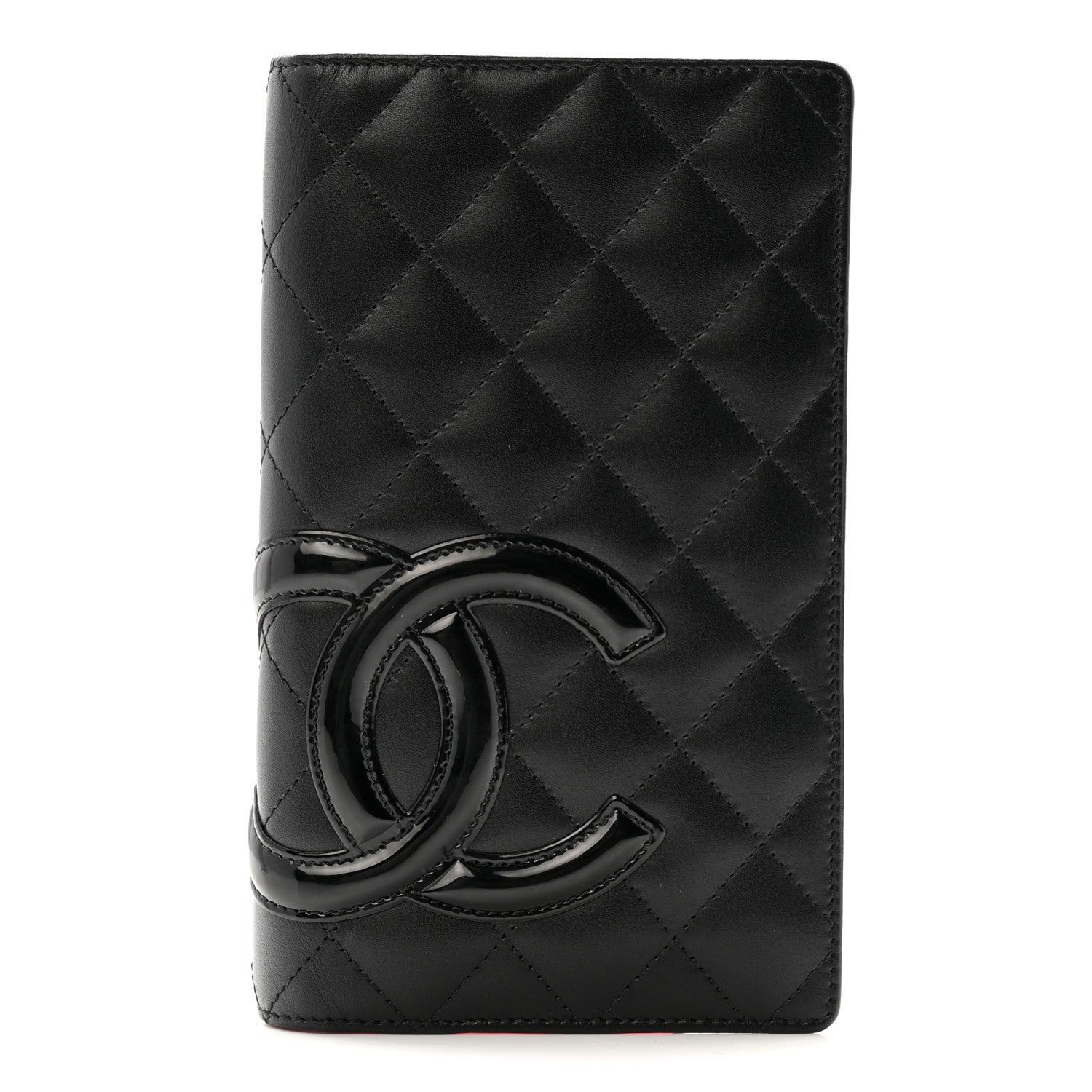 Chanel Calfskin Quilted Cambon Yen Wallet Black 1 of 10