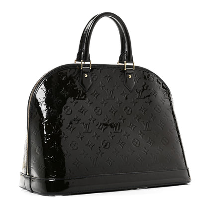 Louis Vuitton Vernis Alma GM Blue Nuit 3 of 10