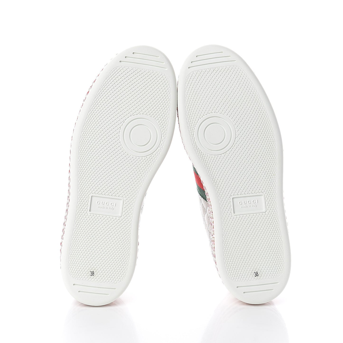 Laminated Nappa Crystal Web Bee Embroidered Trapuntata Womens Ace Platform Sneakers 38 Argento