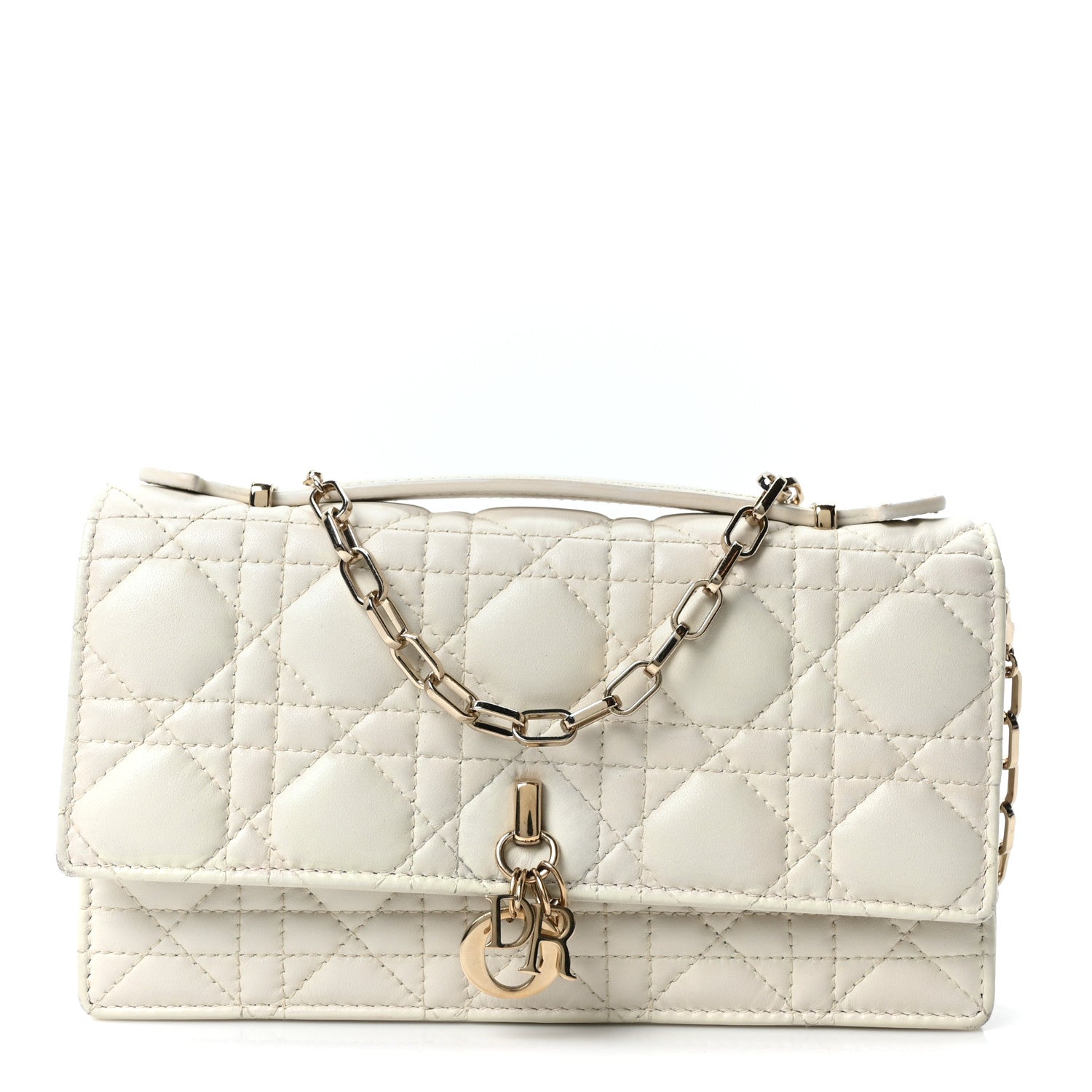 Christian Dior Lambskin Cannage Mini My Dior Bag Latte 1 of 11