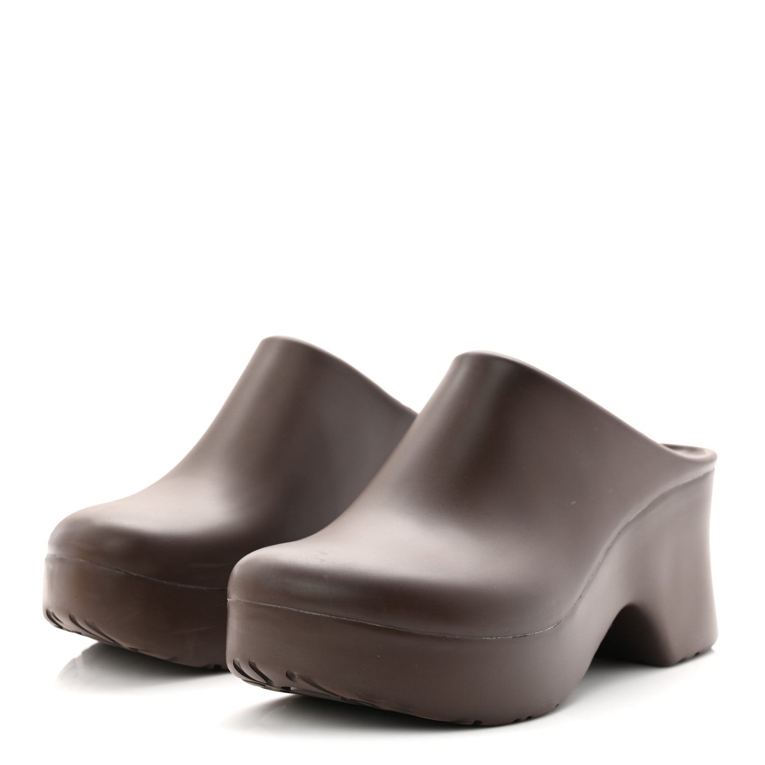 Loewe Foam Rubber Terra Clogs Sandals 38 Shitake 4 of 9
