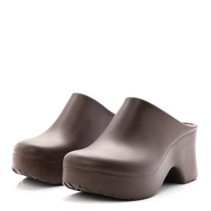 Loewe Foam Rubber Terra Clogs Sandals 38 Shitake 4 of 9