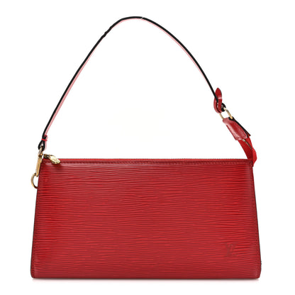 Louis Vuitton Epi Pochette Accessories 24 Red 1 of 12