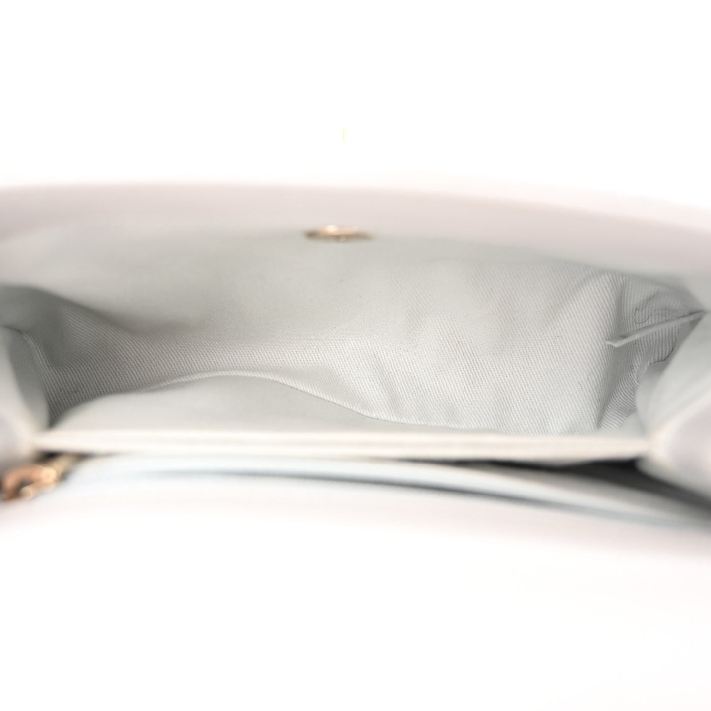 Caviar Quilted Mini Coco Handle Flap Light Grey