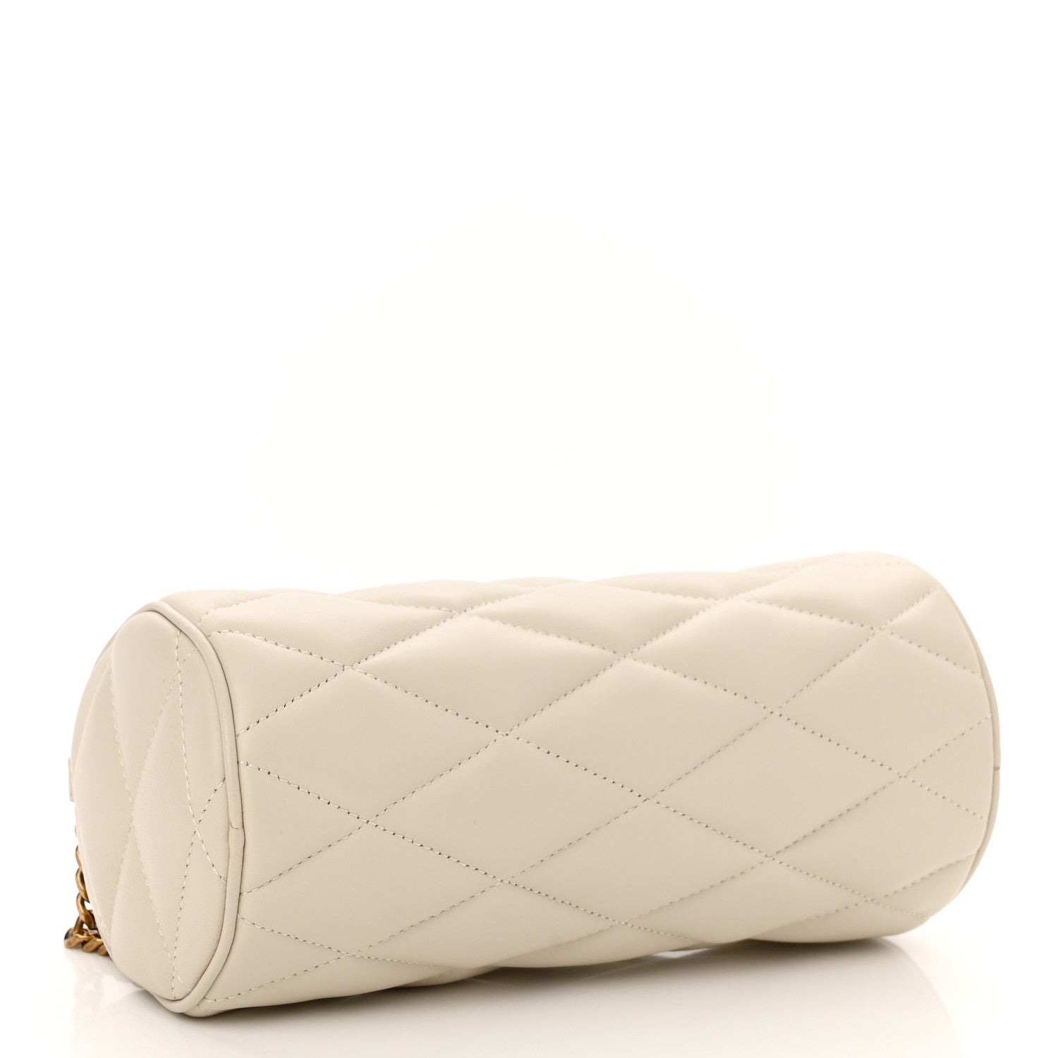 Saint Laurent Lambskin Monogram Mini Sade Tube Bag Crema Soft 4 of 11