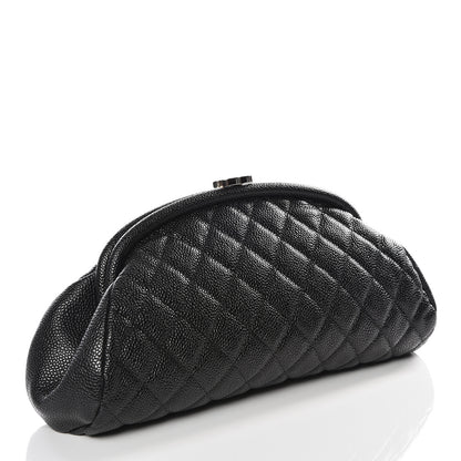 Chanel Caviar Quilted Timeless Clutch Black 2 of 9