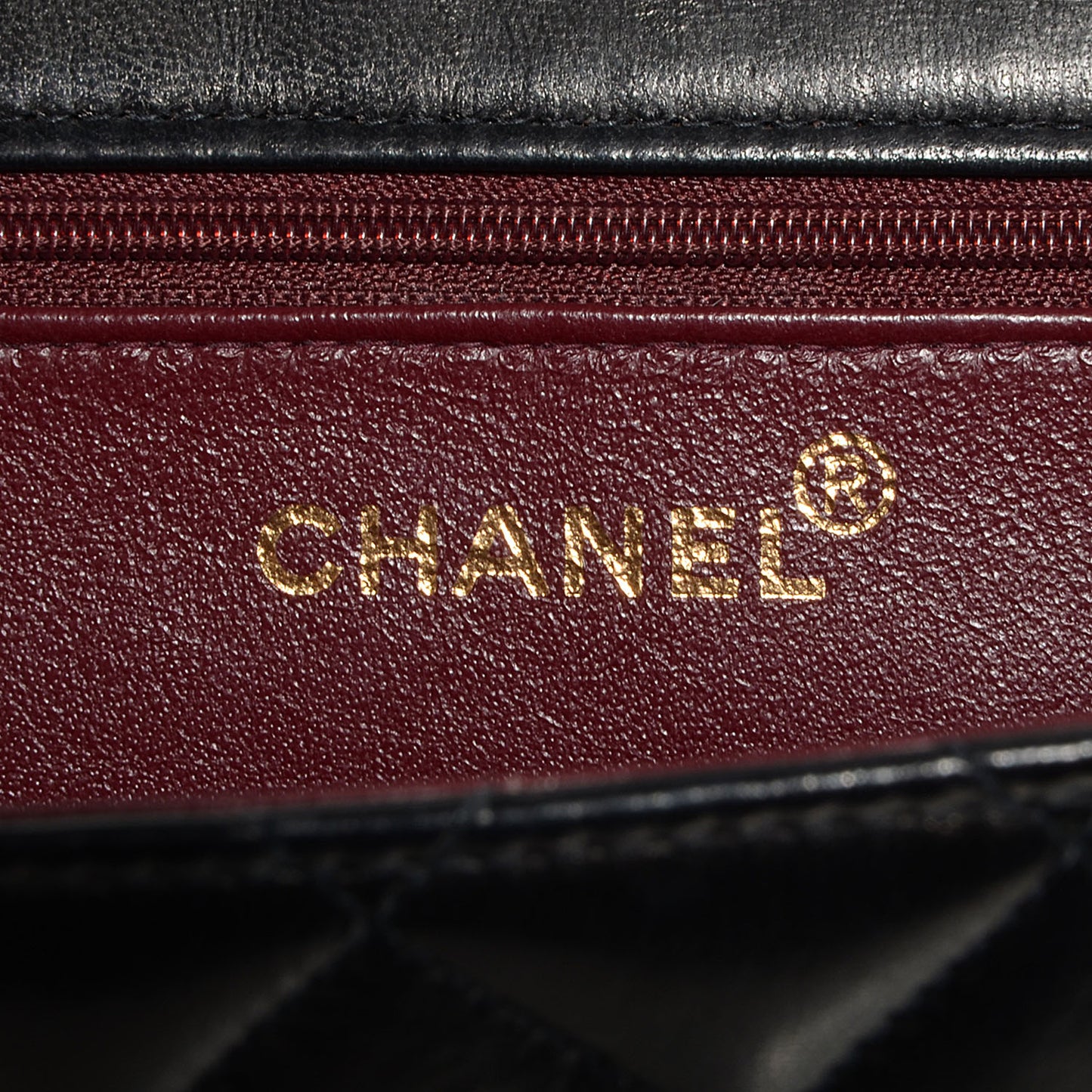 Quilted Lambskin Small Single Flap Black