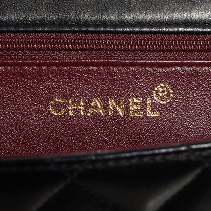 Chanel Quilted Lambskin Small Single Flap Black 9 of 11