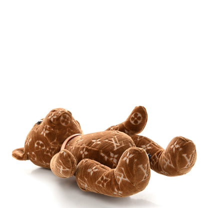 Louis Vuitton Velvet Calfskin Monogram DouDou Teddy Bear Natural 5 of 7