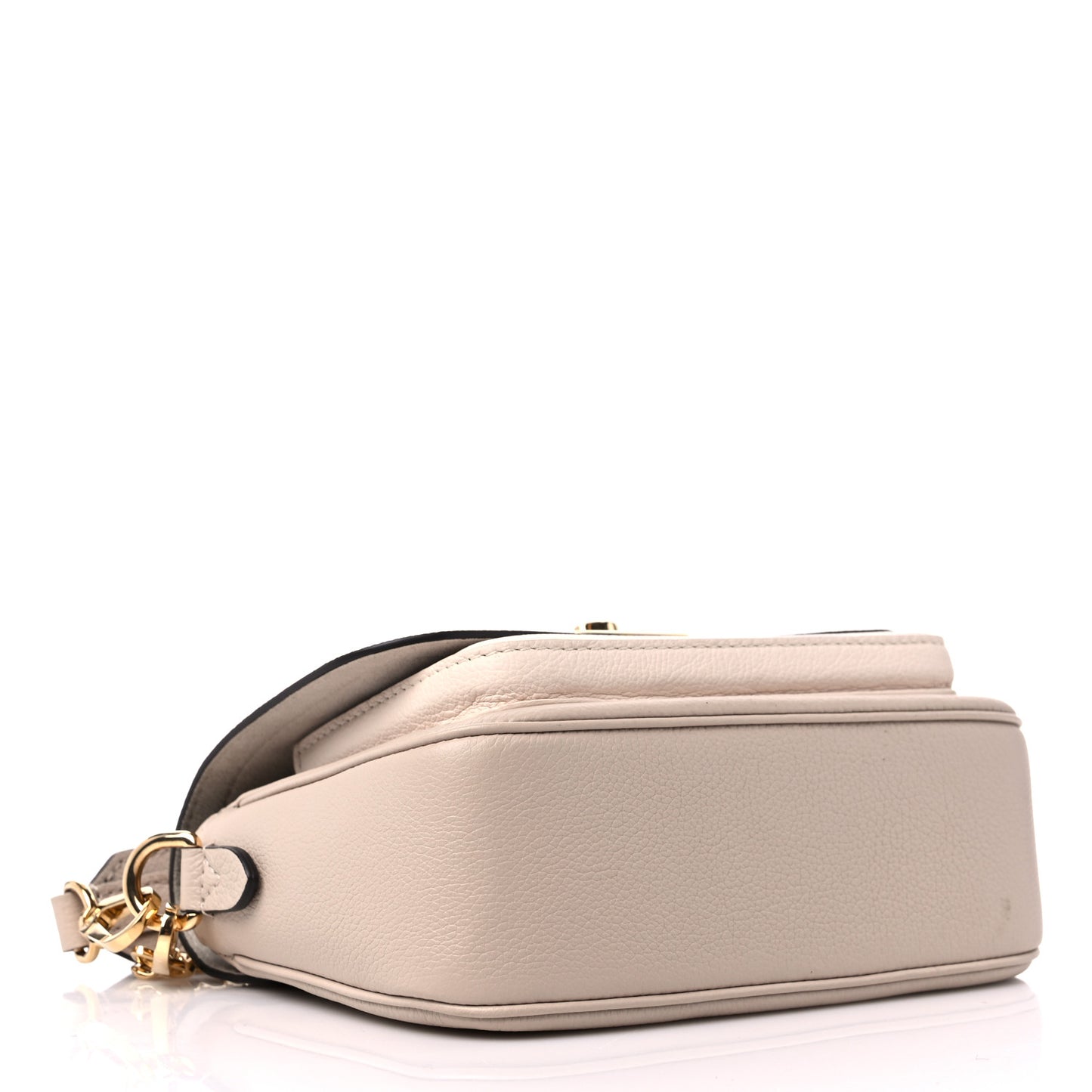 Grained Calfskin Lockme Tender Greige