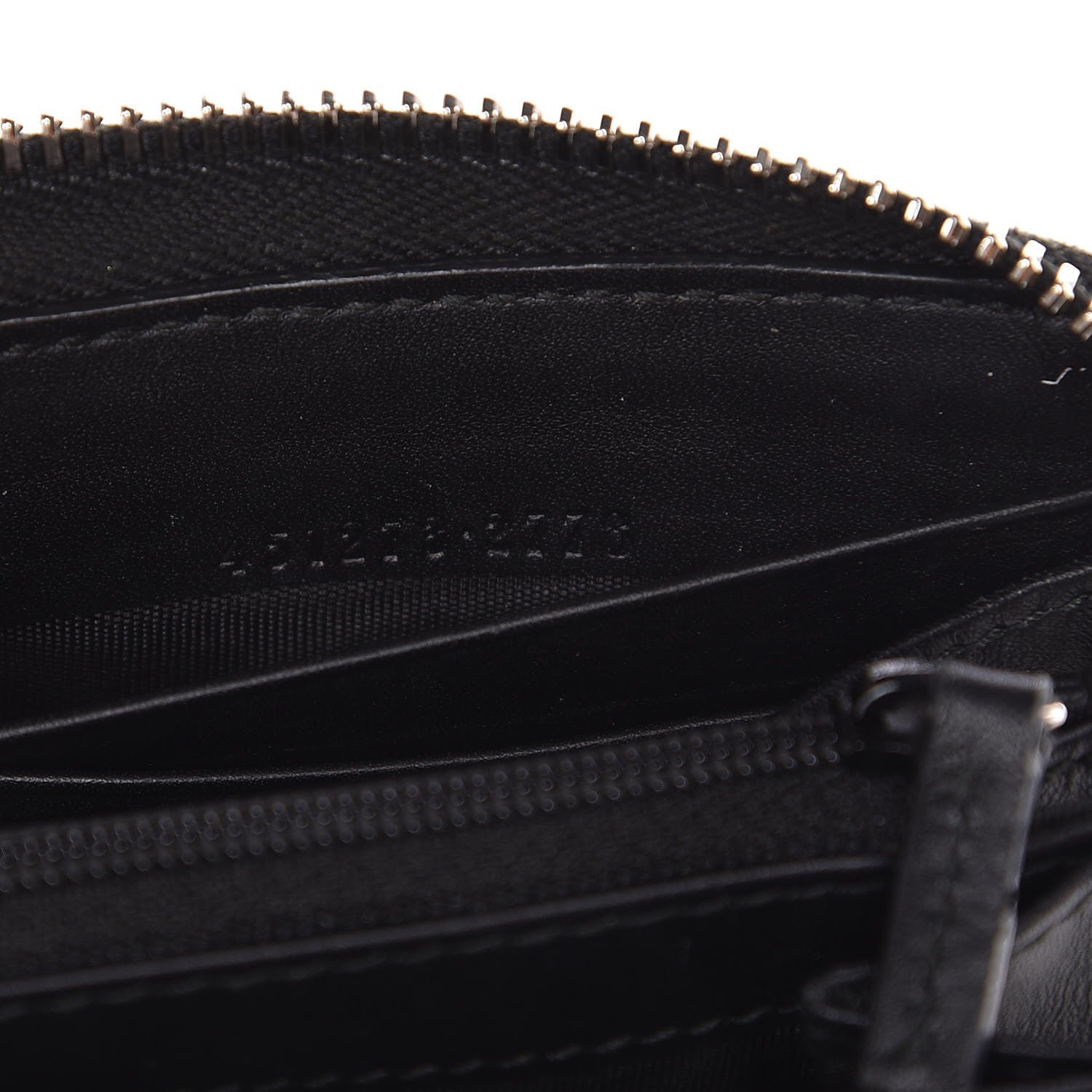 Gucci GG Supreme Monogram Kingsnake Zip Around Wallet Black 7 of 8