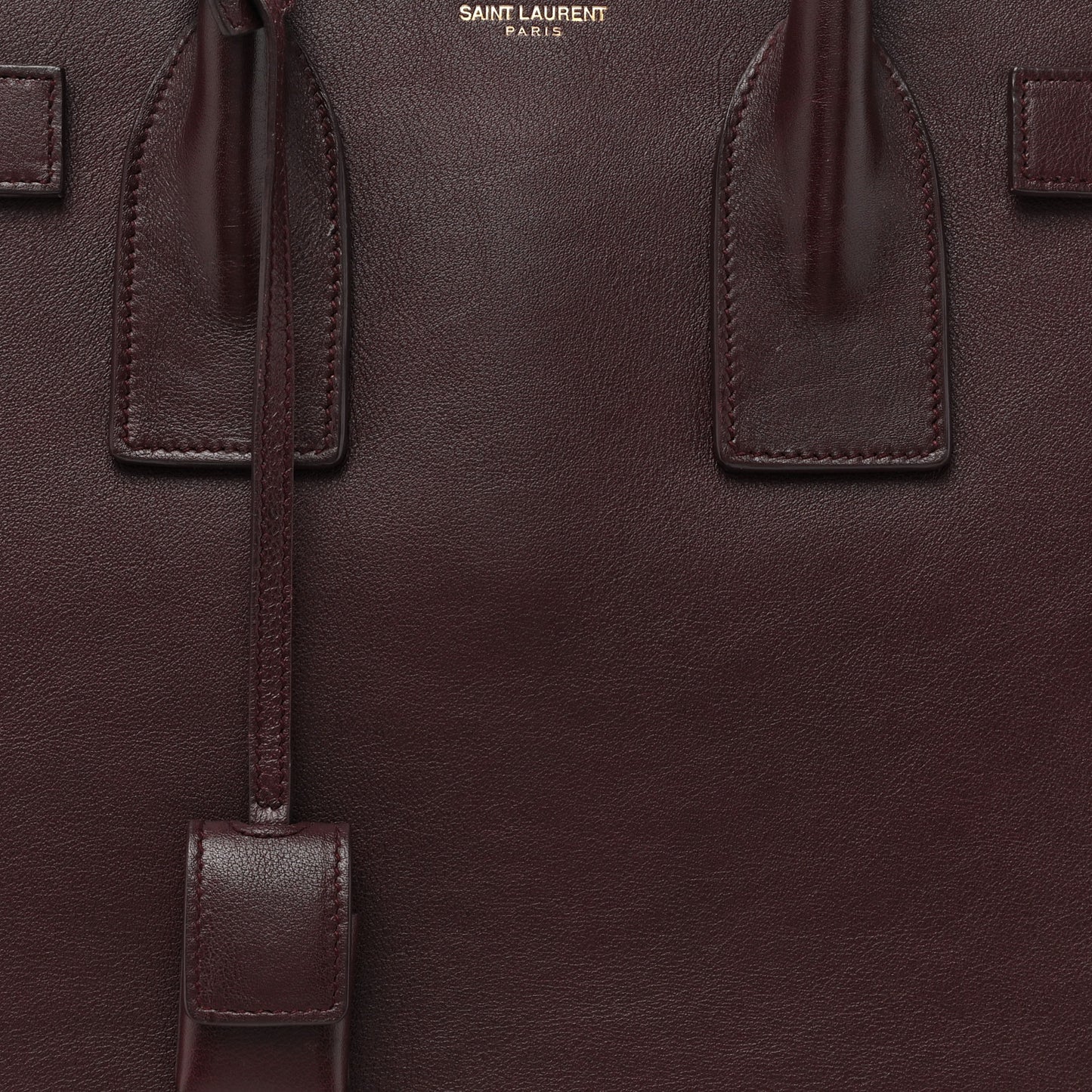 Calfskin Small Sac De Jour Bordeaux