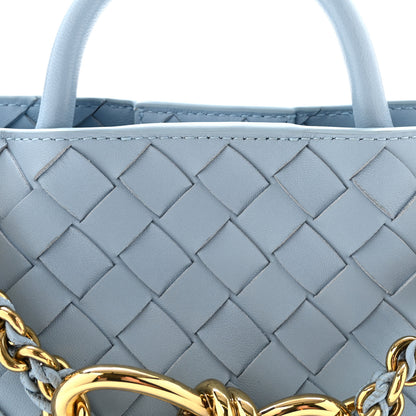 Bottega Veneta Nappa Intrecciato Small Andiamo With Chain Shoulder Bag Ice 7 of 9