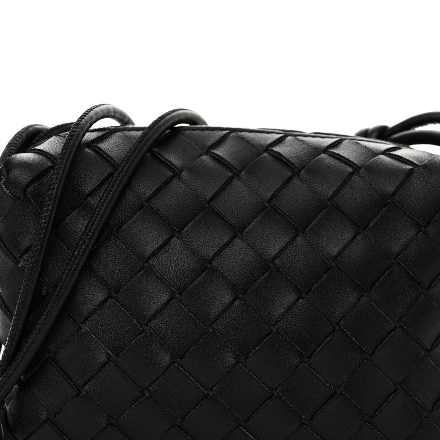 Bottega Veneta Nappa Intrecciato Mini Loop Camera Bag Black 7 of 9