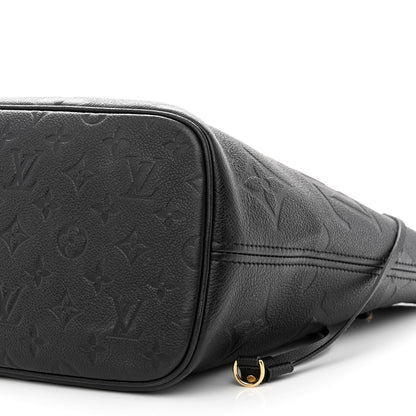 Louis Vuitton Empreinte Monogram Giant Neverfull MM Black 9 of 9