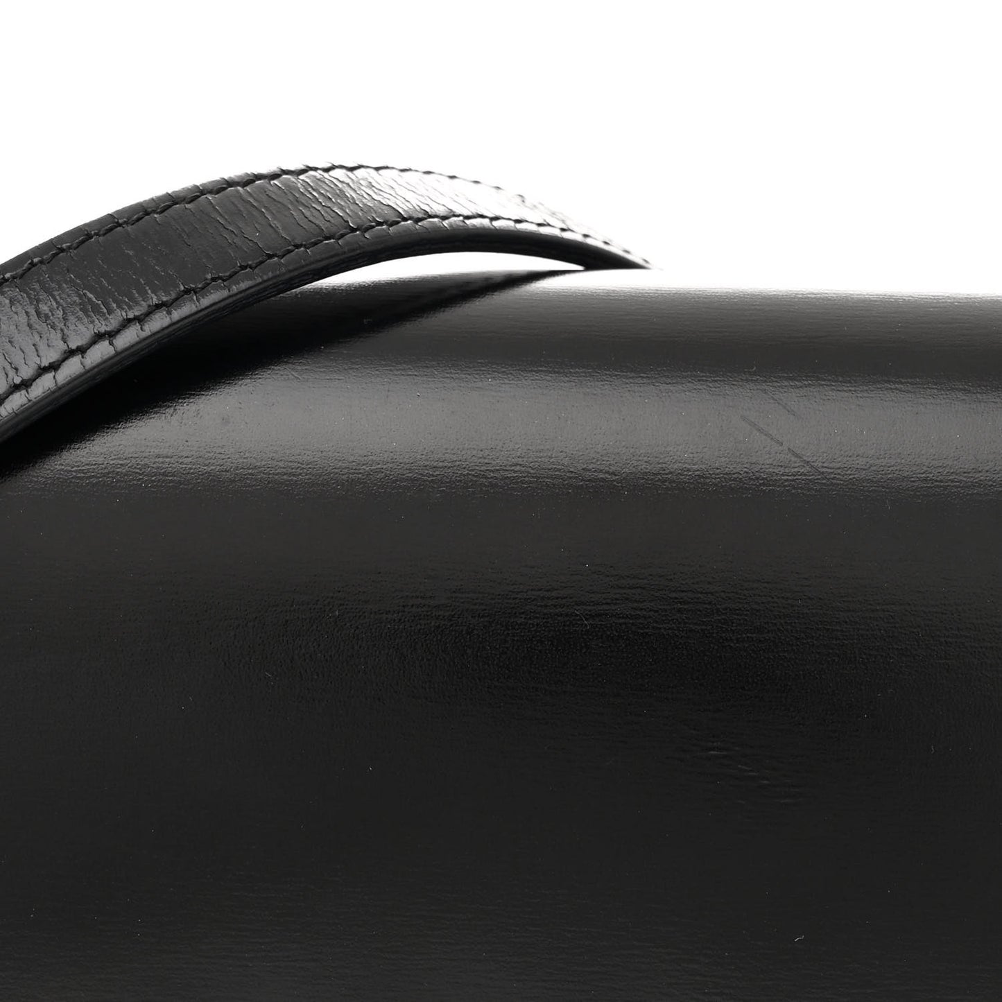 Shiny Calfskin Nano Triomphe Black