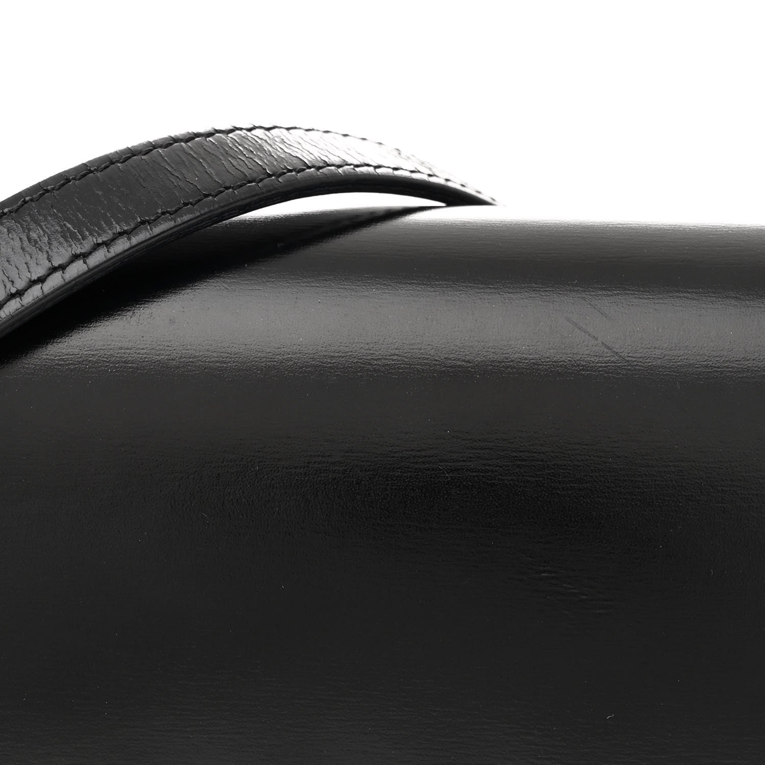 Celine Shiny Calfskin Nano Triomphe Black 9 of 11