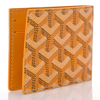 Goyard Goyardine Bi-Fold Victoire PM Wallet Yellow 3 of 6