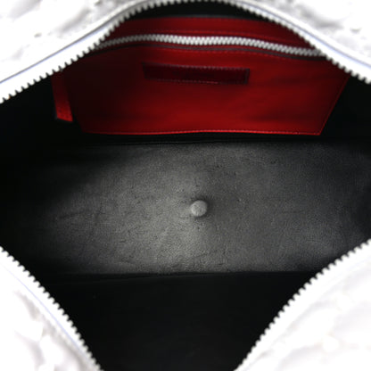 Valentino Garavani Lambskin Free Rockstud Spike Bowling Bag White 5 of 10
