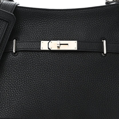 Hermes Taurillon Clemence Jypsiere 28 Black 8 of 13