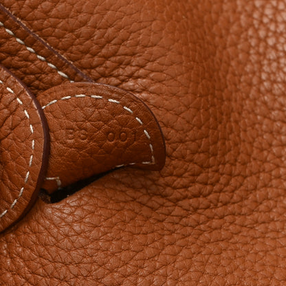Hermes Taurillon Clemence Evelyne III PM Gold 7 of 12
