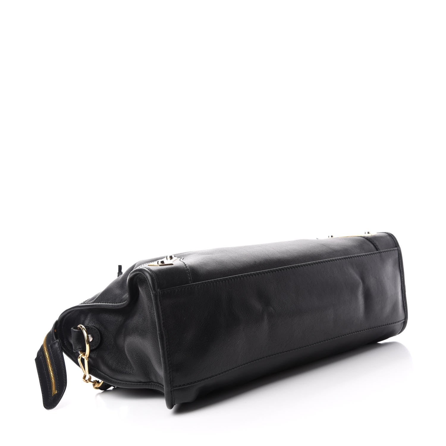 Balenciaga Veau Amp Plate Gold Hardware City Black 4 of 10