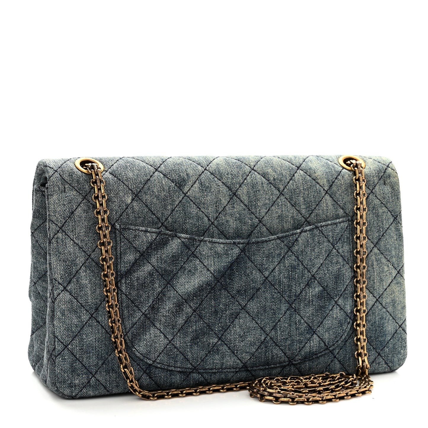 Denim Quilted 2.55 Reissue 226 Flap Dark Blue