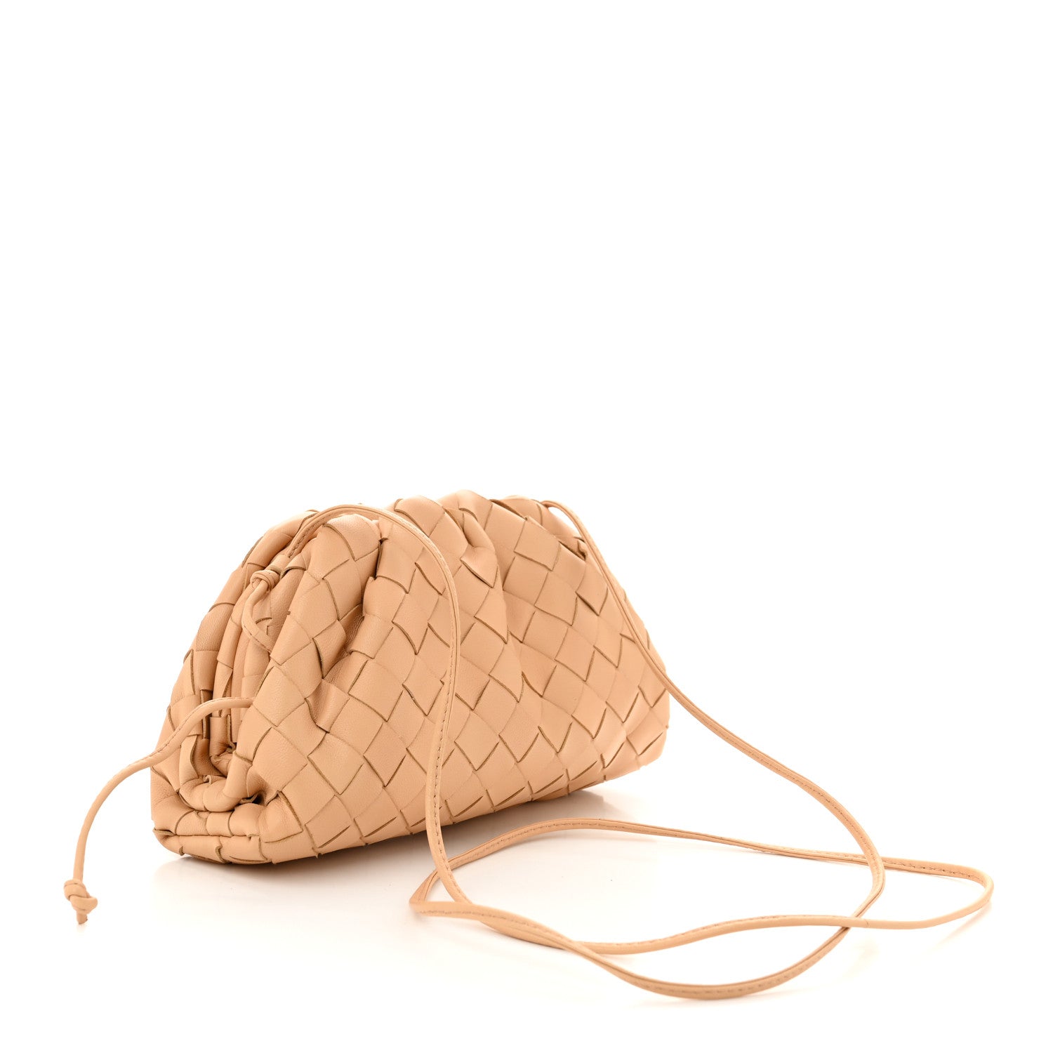 Bottega Veneta Nappa Intrecciato The Mini Pouch Almond 3 of 10