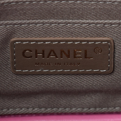 Chanel Goatskin Stitched Casual Trip Single Flap Pink 6 of 10