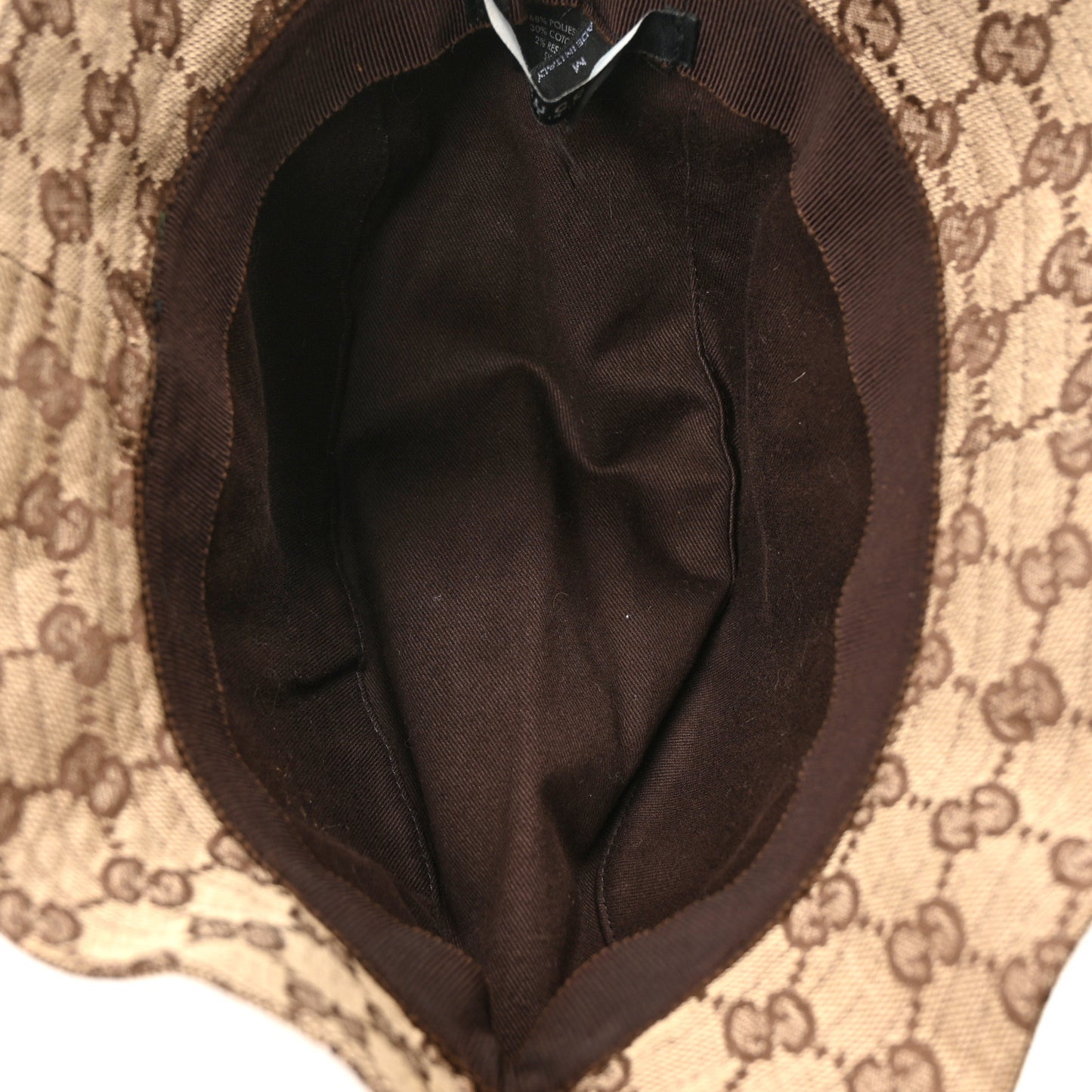 Monogram Web Bucket Hat M Brown