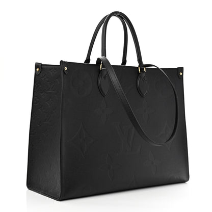 Louis Vuitton Empreinte Monogram Giant Onthego GM Black 3 of 9