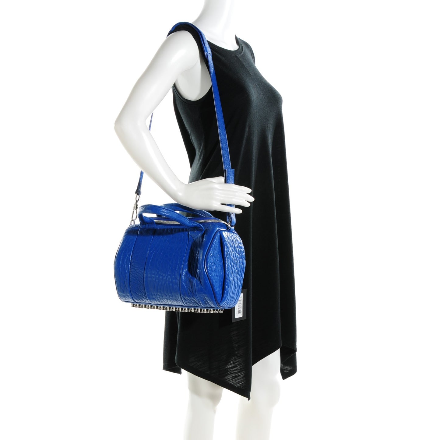 Pebbled Lambskin Rockie Royal Blue