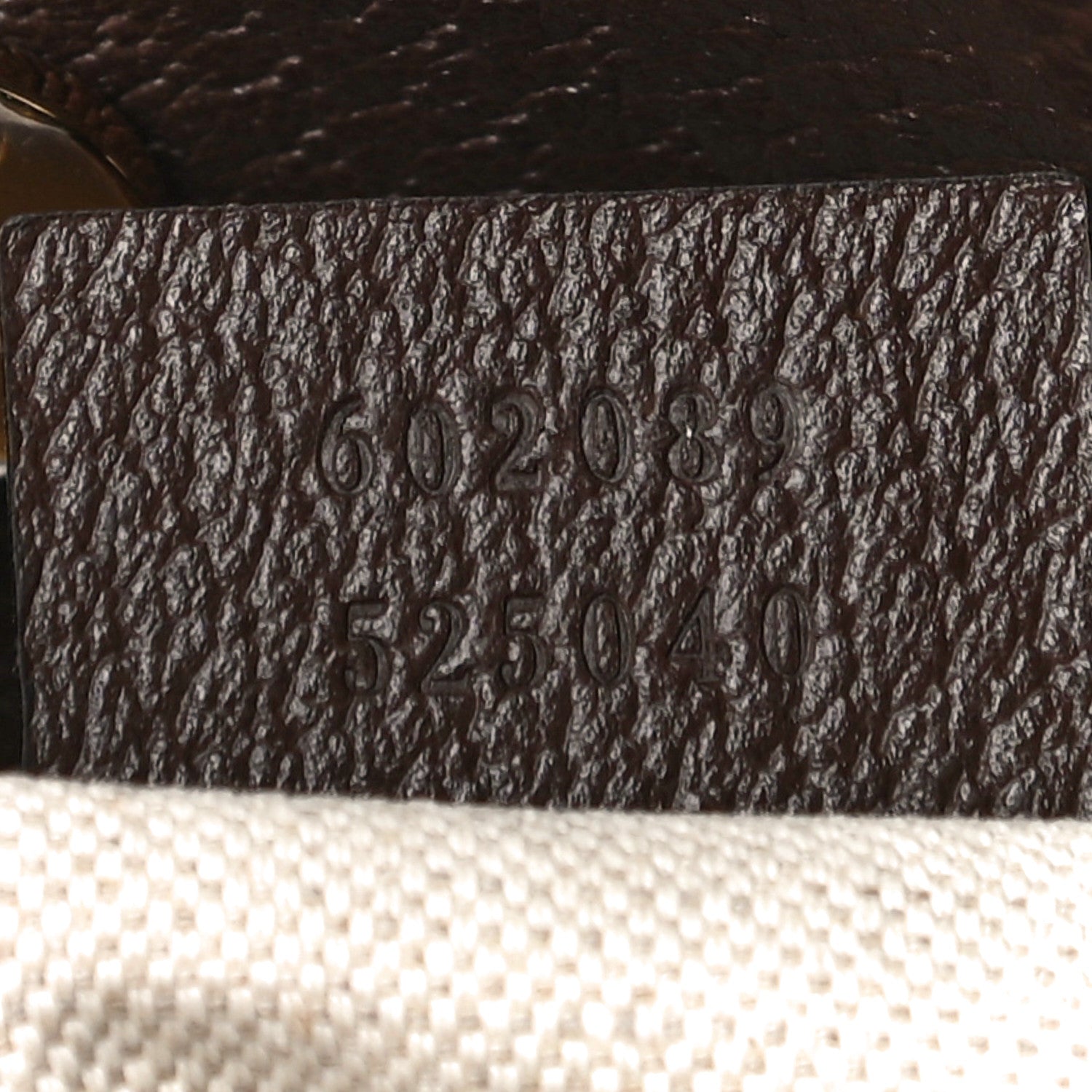 Gucci Monogram Textured Dollar Calfskin Horsebit 1955 Cinch Top Messenger Bag Beige Ebony Cocoa 7 of 11