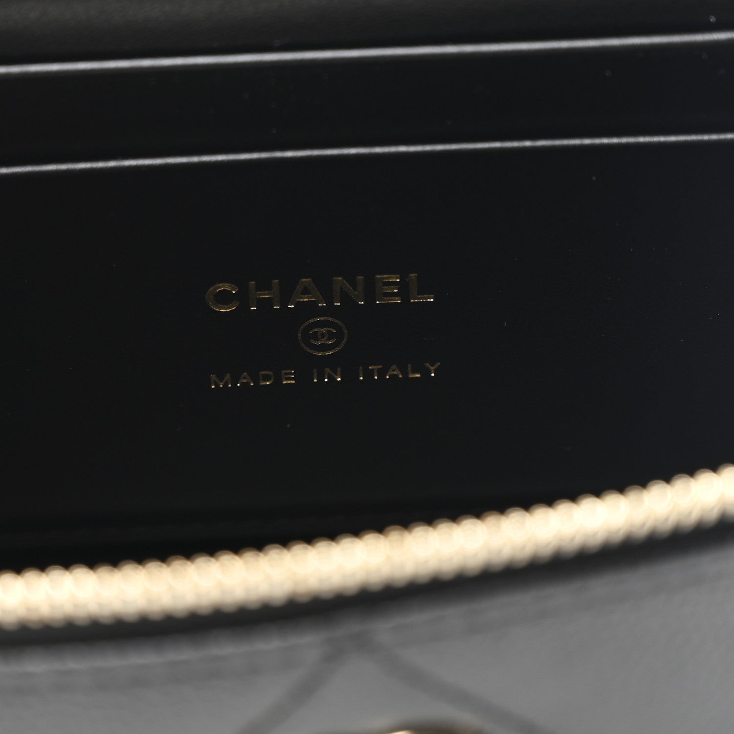 Chanel Caviar Quilted Top Handle Slim Vanity With Chain Black 5 of 10