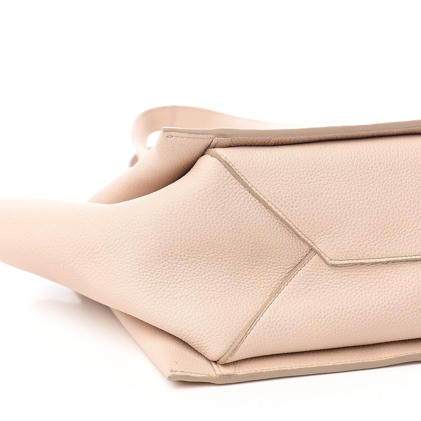Baby Grained Calfskin Small Tri-Fold Bag Powder