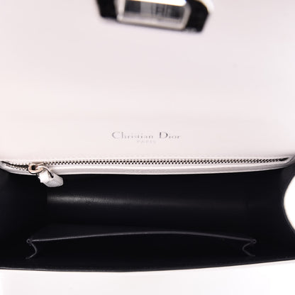 Christian Dior Patent Micro-Cannage Small Diorama Flap Bag White 6 of 11